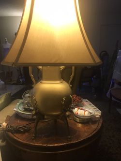 High End Chapman %100 Brass Made In USA. table Lamp