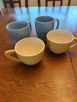 2 Coffee Cups and 2 Tea Cups ALL FOR