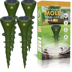 Brand new Mole Repellent Screw Solar Powered Outdoor 