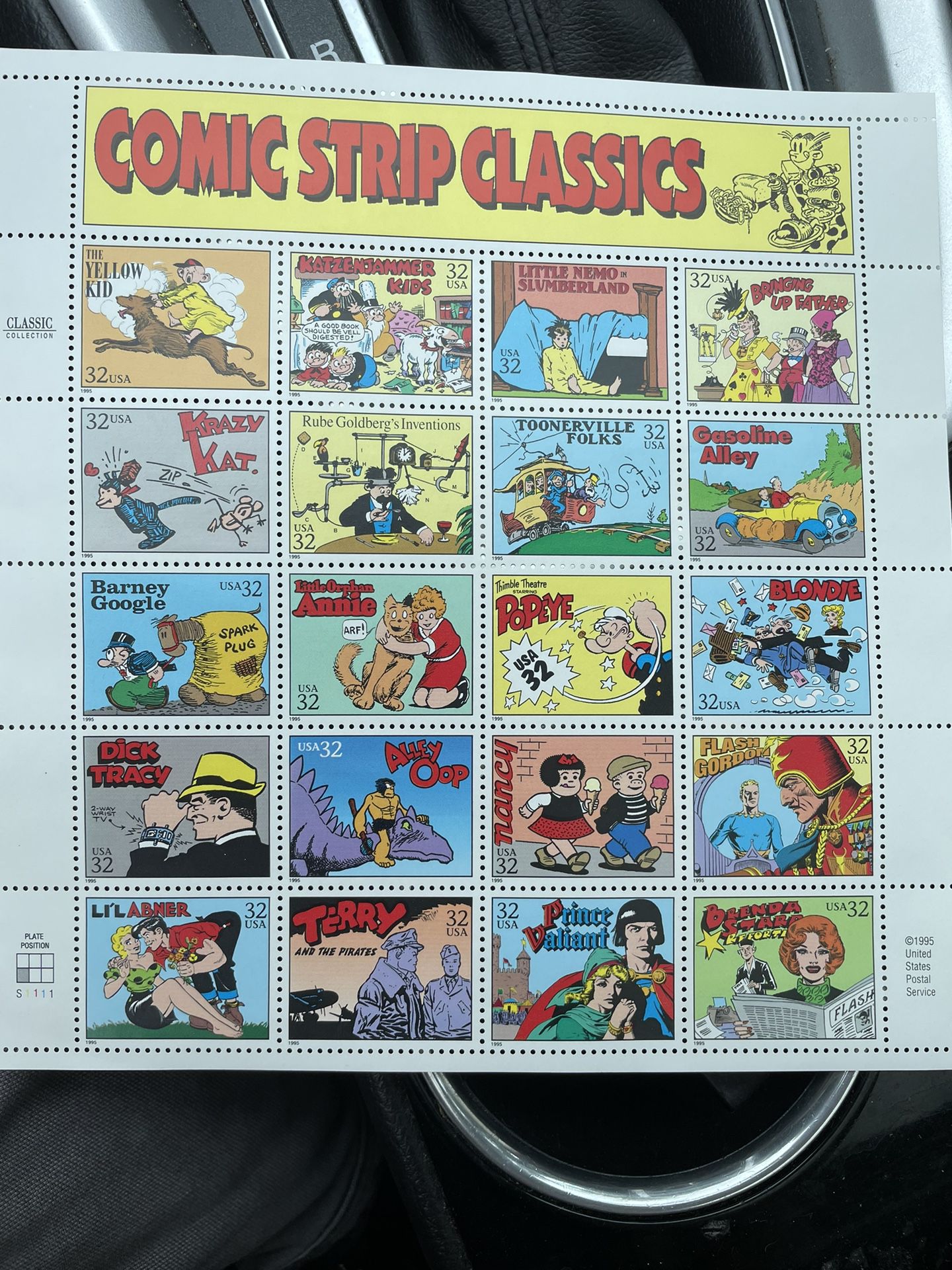 1996 American Comic Book Stamps