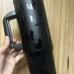 Black Cat Tumbler 