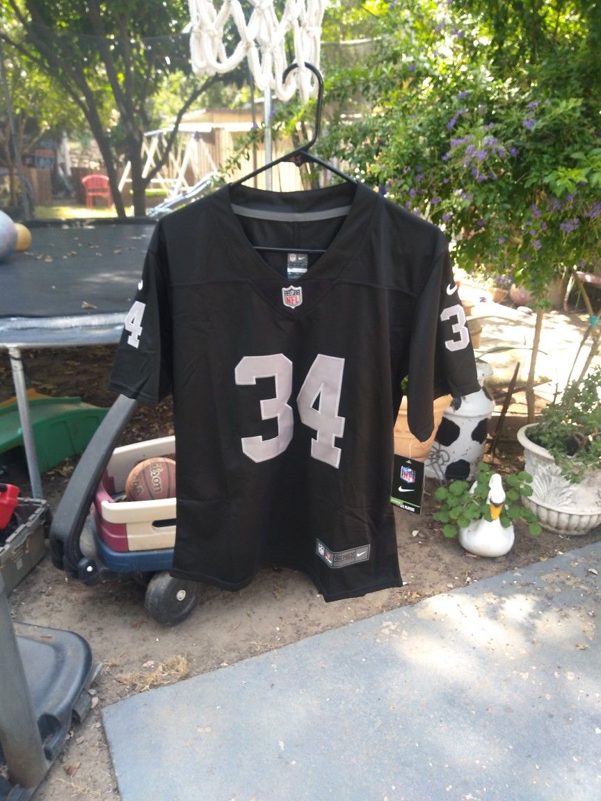 "Brand New"..Size Youths XL..(Stitched).."Raiders".."Jackson" Jersey..