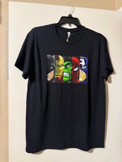 Superhero Graphic T-Shirt Size L