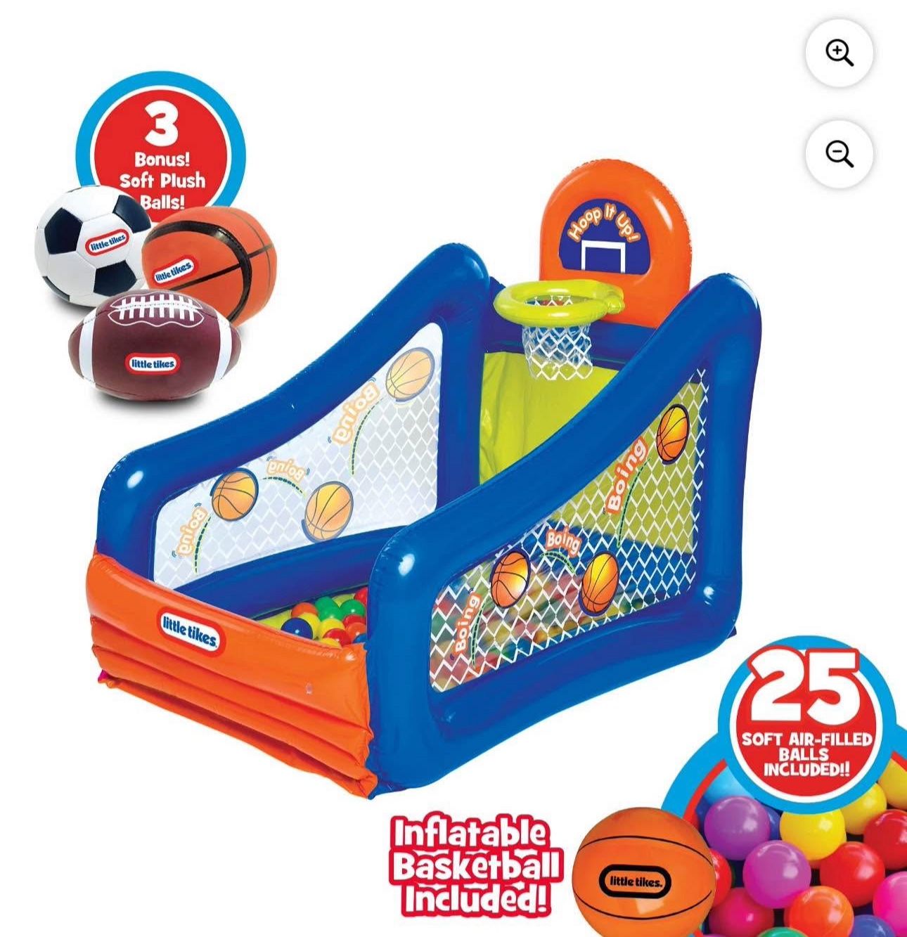 Little tikes inflatable hoop it up