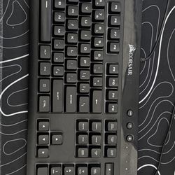 Crosair K55 Keyboard And Steel series Rival 3 Mouse