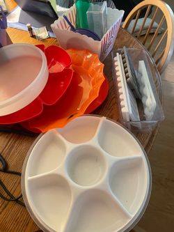 Plastics- Serving Trays, Ice, egg, etc..