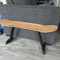 handmade skateboard bench 