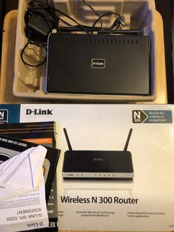 D-Link Wireless N 300 router