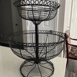 Wire Fruit Basket  New