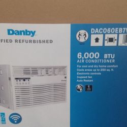 DANBY 6000 BTU WINDOW AIR CONDITIONER
