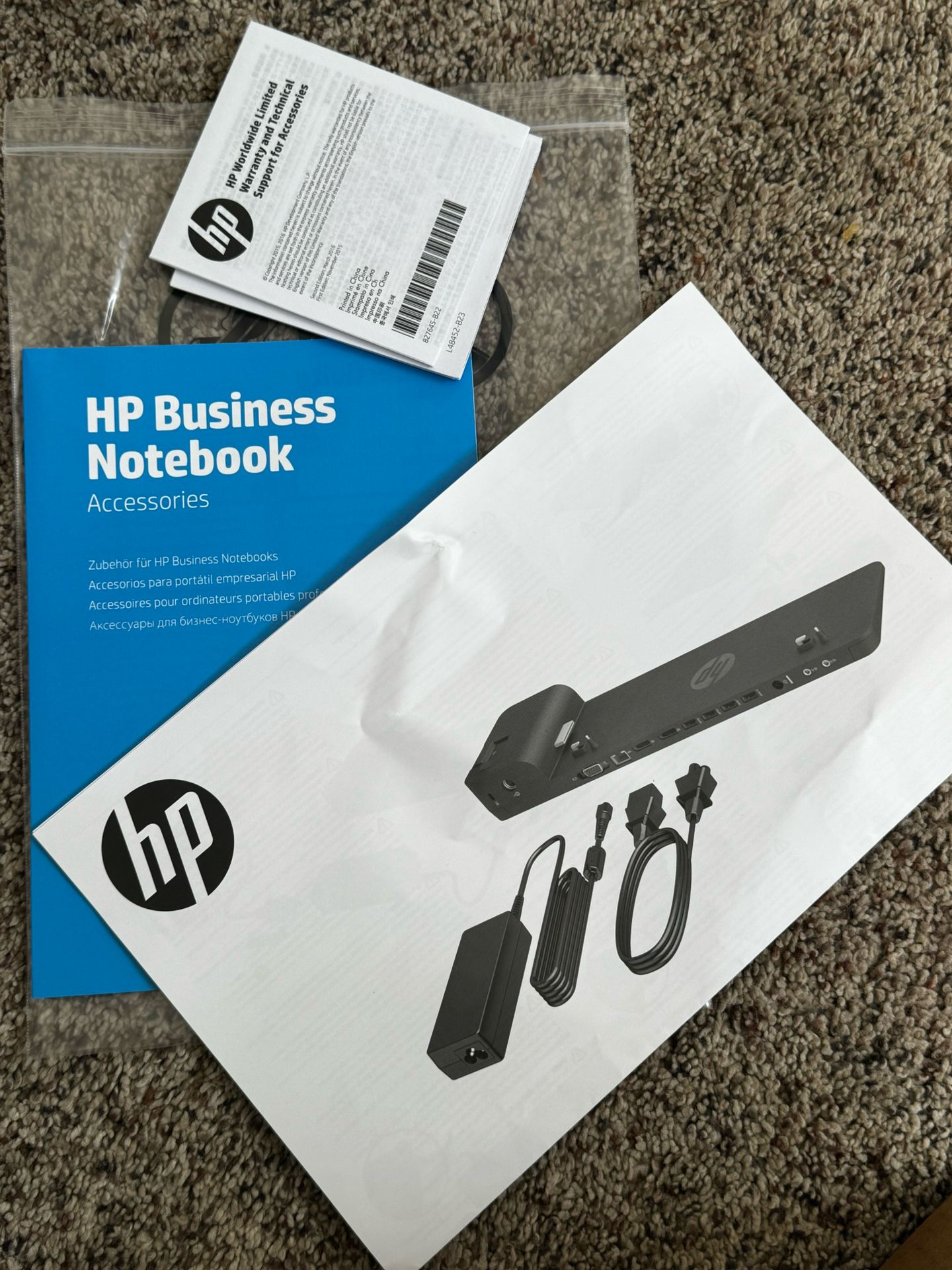2013 HP UltraSlim Docking Station And Power Adapter