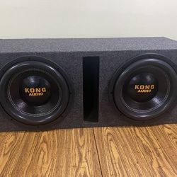New 12” Kong Audio Subwoofers + New Ported Box