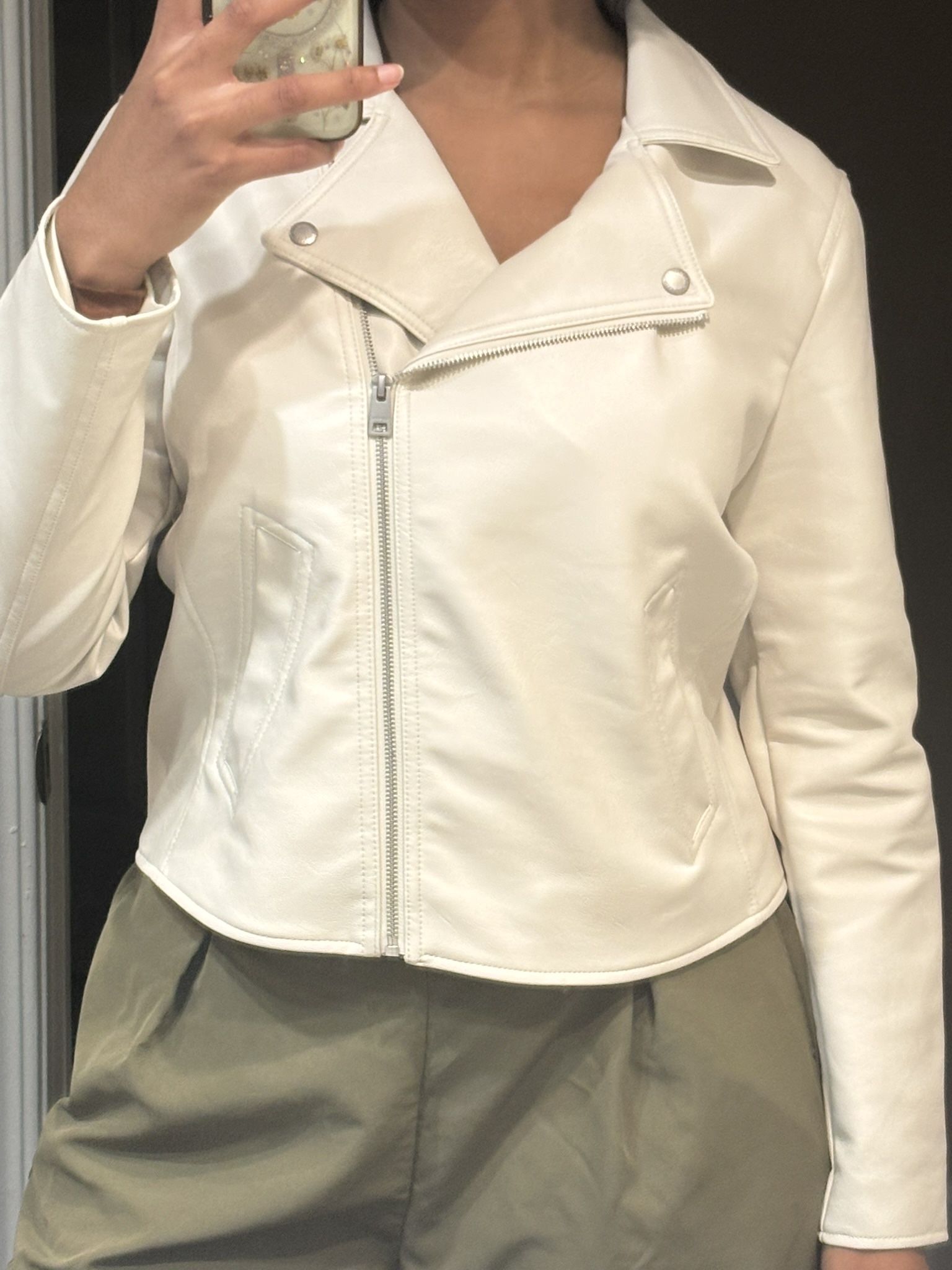 Levi’s Faux Leather Moto Jacket - Large