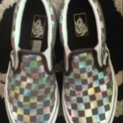Girls Multicolor Vans Size 2.5