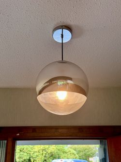 Mid Century Style Globe Light