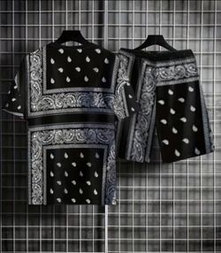 Men's bandana shorts set 2XL