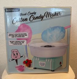 NEW - Nostalgia Cotton Candy Maker - Blue