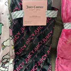 Juicy Couture/Hello Kitty Push Throw Blankets