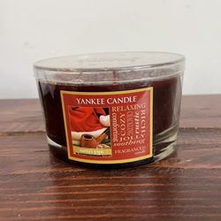 New Yankee Candle Christmas Santa's Pipe Large 3 Wick Jar 17 Oz Ounce 40-50 Hrs