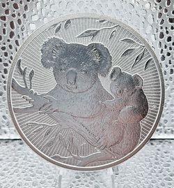 2018 10ozt Perth Mint Piedfort Koala Silver Coin - Next Generation Series