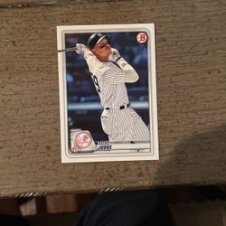 2020 Aaron Judge Baseball Card New York Yankees
