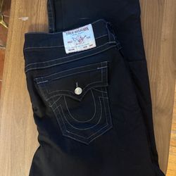 True Religion black jeans for men