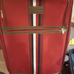 Large Red Suitcase