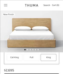 Thuma King Platform Bed Frame $750