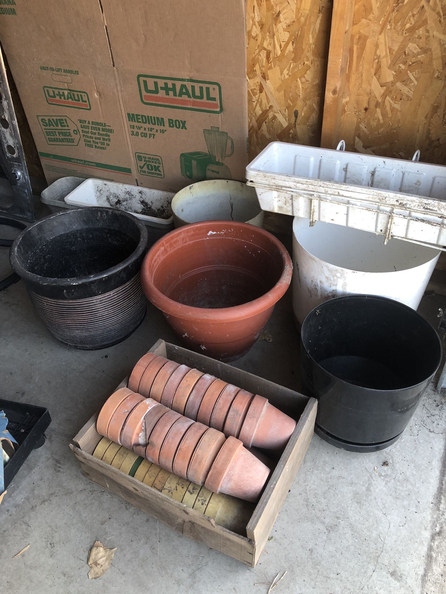 Lot Of Planter Flower Pots