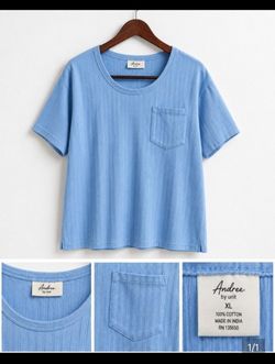 Womens Light Blue Top