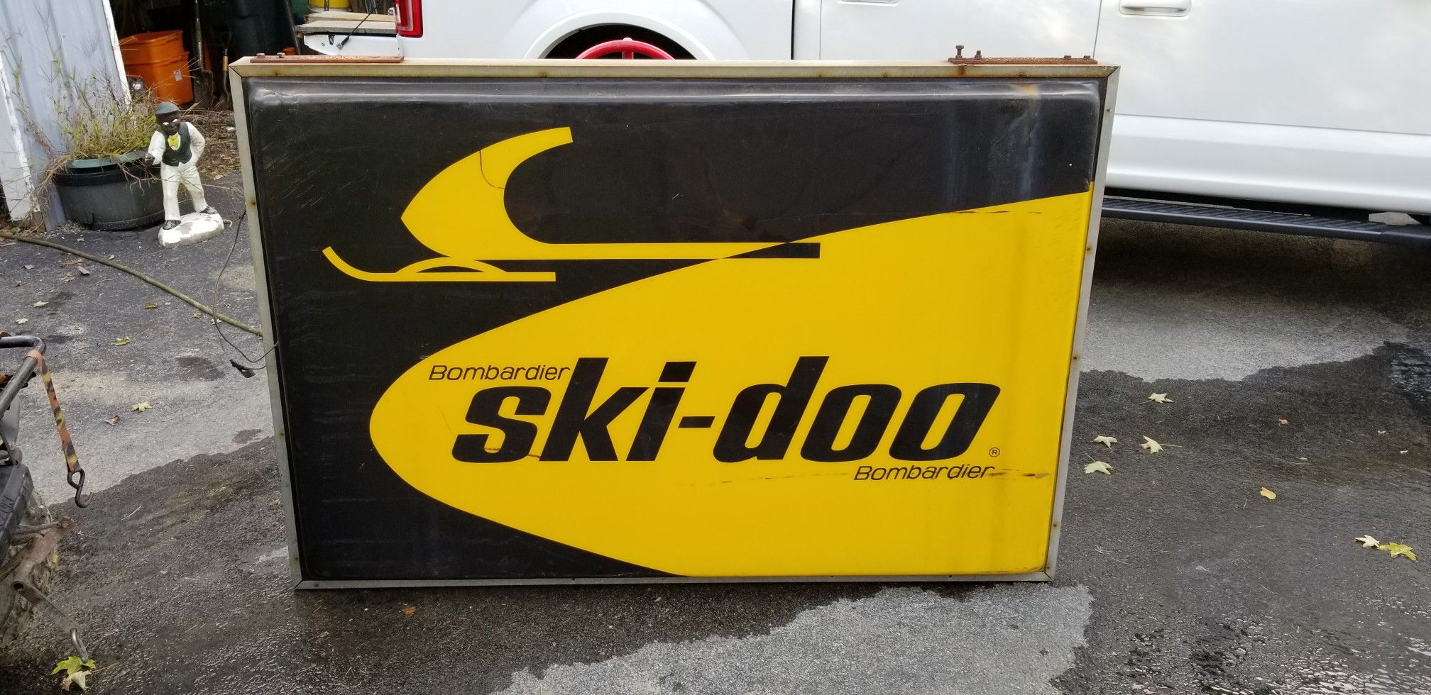 Vintage Ski Doo dealer sign