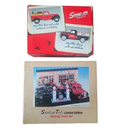 Nwt! Snap-On Tools Diecast 1955 Chevy & 1937 Ford Pickup / 1940 Ford 1952 Chevy