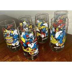 Vintage Smurfs Tumblers Excellent Condition 