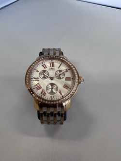 Invicta Watch pearl face rose color