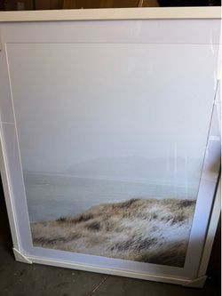 30" x 36" Cold Beach Framed Wall Art - Threshold designed with Studio McGee