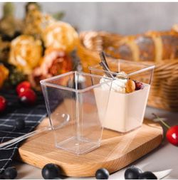 New 40pc Mini dessert cups