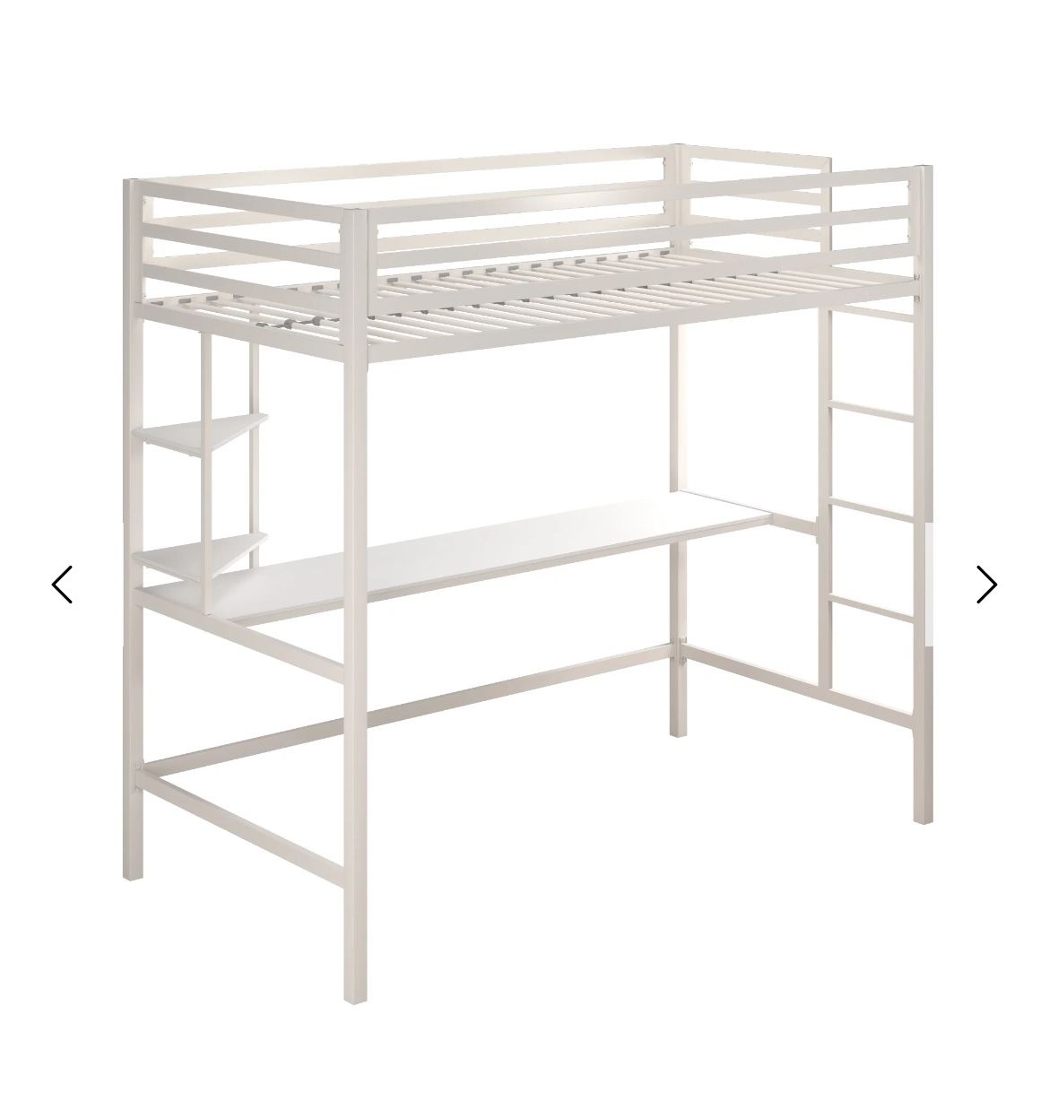 Full Loft Bed W Desk