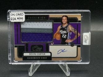 2024-25 Panini One Precision #PJA-DEV Devin Carter Rookie Patch Auto RPA #/99 (Sealed)