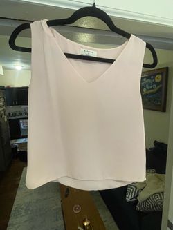 Babaton Sleeveless V-Neck Blouse