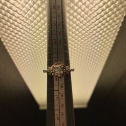 Engagement Ring in 14K Two-Tone Gold 