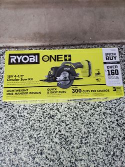Ryobi 18V 4-1/2" Circular Saw Kit