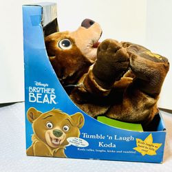 Vintage 2003 Disney Brother Bear Tumble N Laugh KODA Talking Plush