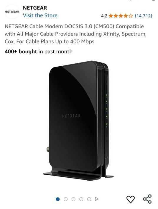 Modem NETGEAR 400MBPS
