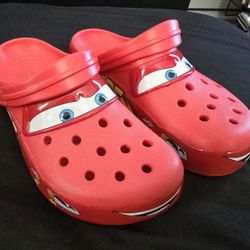 Lighting Mcqueen Crocs Size 10 In Women