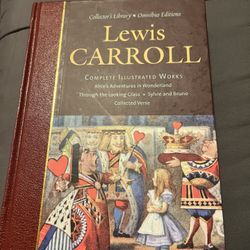 Lewis Carroll Complete Illustrated Works Hardcover Book