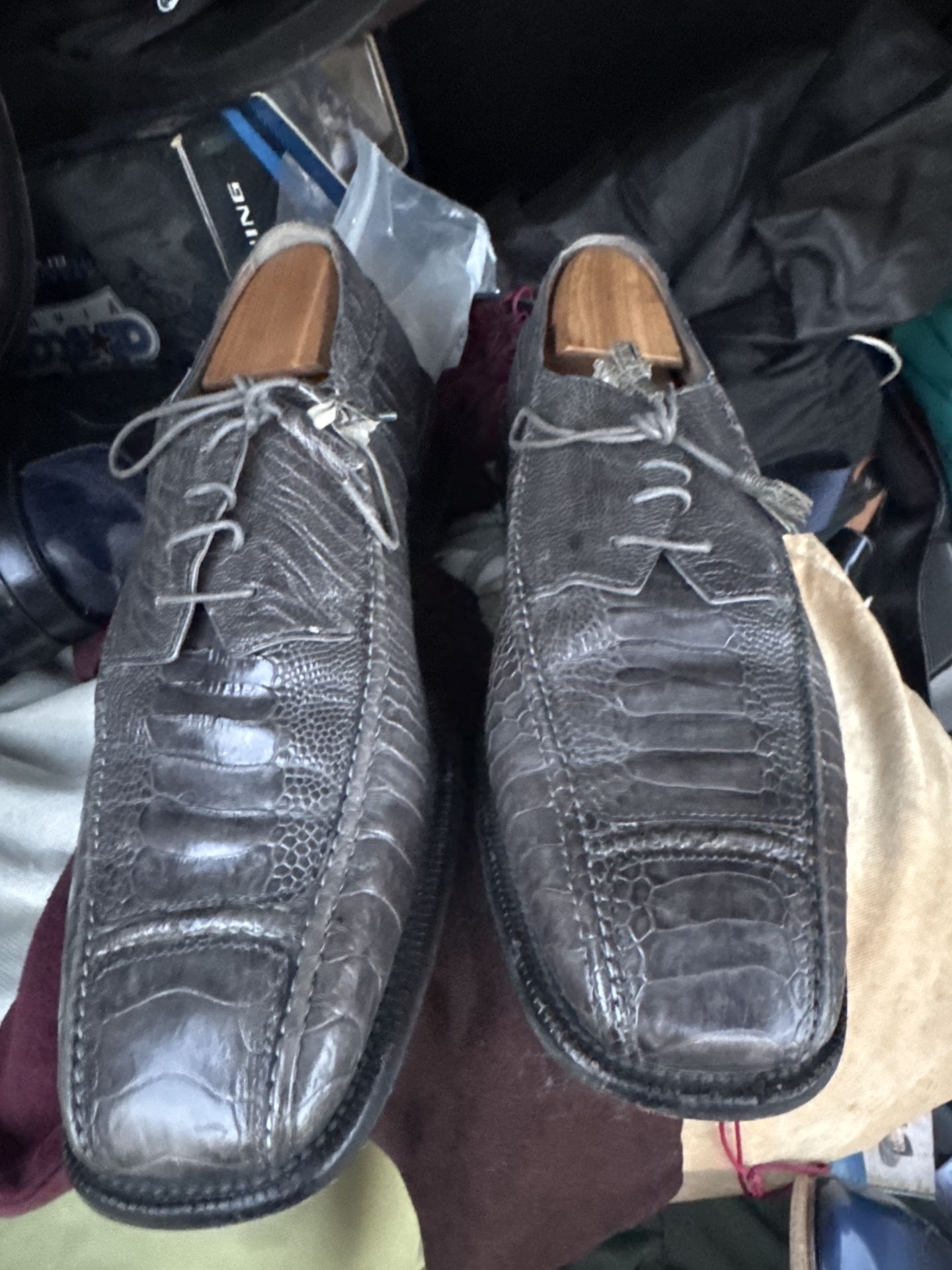 Bottino Genuine Teju Lizard Dress Shoes – Made in Italy  display picture 3