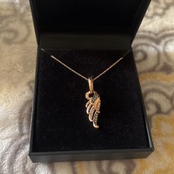 14 K ROSE GOLD LE VIAN NECKLACE WITH CHOCOLATE DIAMOND 