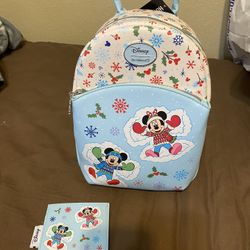 Her Universe Mickey Mouse Backpack and Cardholder 