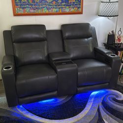 BLK/GRAY SOFA - *Great Condition*