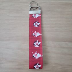 Shopping Inspired Wristlet Keychain Holder 